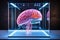 Brain Excitatory & inhibitory signals via neurons. Glial cells, including astrocytes & microglia, neural functions. Nervous system