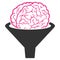 Brain Filter Raster Icon