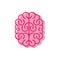 Brain icon linear style. Brains sign. vector symbol
