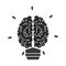 brain lightbulb icon