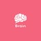 Brain logo. Brain icon. Brainstorm icon.Logo ideas. Brain vector. Psychology logo. Brain silhouette. Business icon. Creation and
