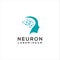 Brain logo / Neuron Nerve or Seaweed logo design inspiration