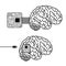 Brain microscheme charging background