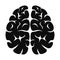 Brain neurons icon, simple style