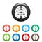 Brain neurons icon, simple style