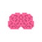 Brain pixel art. Human internal organs 8 bit. Pixelate anatomy 1