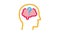 brain question mark Icon Animation