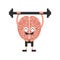 Brain strong character weight lifting