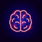 Brain Structure Neon Sign