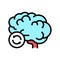 brain transplant color icon vector illustration
