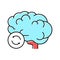 brain transplant color icon vector illustration