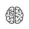 Brain vector icon