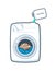 Brain on Wash machine with detergent labeled doctrine