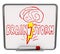 Brainstorm - Dry Erase Board with Red Marker