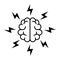 Brainstorm icon, vector illustration