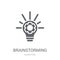 Brainstorming icon. Trendy Brainstorming logo concept on white b