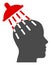 Brainwashing Flat Icon Symbol