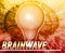 Brainwave Abstract concept digital illustration