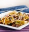 Braised beef and portobello tortelloni