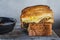 Braised Shortrib Grilled Cheese.  A blend of gruyere and taleggio cheese sandwiched between buttery artisanal white loaves.