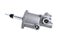 Brake master cylinder, pneumatic hydraulic booster car brake, truck brake system detail, white background, selective focus