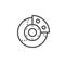 Brake system line icon