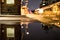 Brampton Go / VIA Station Reflected In A Puddle