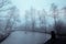 Bran Castle, Bran, Romania - Frozen lake