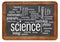 Branches of science word cloud