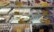BRANCHVILLE, NJ, UNITED STATES - Jun 07, 2020: Yellow Cottage Deli & Bakery Pastry Case with Cakes, Napoleon, Eclairs, Chocolate