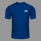 Brand blue tshirt icon, realistic style
