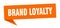 brand loyalty banner. brand loyalty speech bubble.