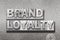 Brand loyalty on metallic