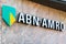 Brand name logo ABN AMRO bank in Netherlands