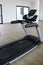 Brand new electric treadmills, exercise apparatus in gym of hotel or apartment building to have healthy and fitness lifestyle by d