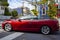 A brand new red Audi A5 convertible car