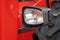 Brand new tractor headlight close up