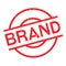 Brand rubber stamp