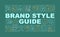 Brand style guide word concepts banner