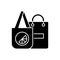 Branded bags black glyph icon