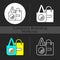 Branded bags dark theme icon