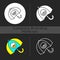 Branded umbrella dark theme icon