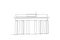 Brandenburg Gate in Berlin Germany line art