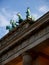 Brandenburg Gate is Berlin`s most famous landmark. A symbol of Berlin and German division during the Cold War.
