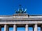 The Brandenburg Gate is Berlin`s most famous landmark. A symbol of Berlin and German division during the Cold War