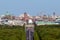 Brandenburg gate Berlin view