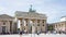 Brandenburg gate Brandenburger Tor It`s an 18th-century neoclassical triumphal arch in Berlin, one of the best-known landmarks o