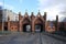 The Brandenburg Gate in Kaliningrad city, Russia