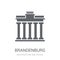 Brandenburg icon. Trendy Brandenburg logo concept on white background from Architecture and Travel collection