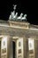 Brandenburger Tor in Berlin at night